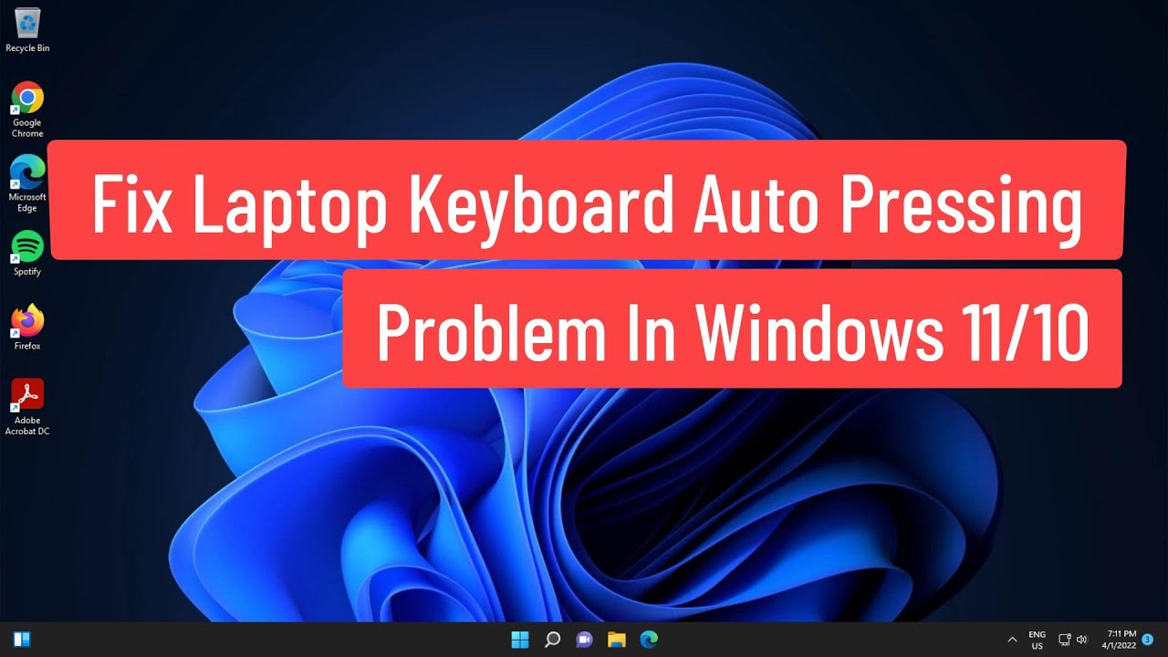 Fix Laptop Keyboard Auto Pressing Problem In Windows 1110