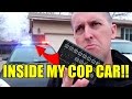 POLICE CAR TOUR - HOW TO WORK THE LIGHTS & SIREN