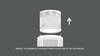 Step-by-Step Care: Advanced Air Filter Cartridge True HEPA H13 and Super Absorbent Carbon Filter