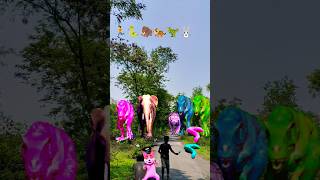 Big dinosaur chase T-rex chasingpart -1532#shorts #dinosaur#youtube#dinosaurs #superman#ddininner🐯🦣🦖