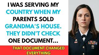 Full My Parents Sold Grandma's House While I Was Deployed — She Had Already Signed It to Me Guide