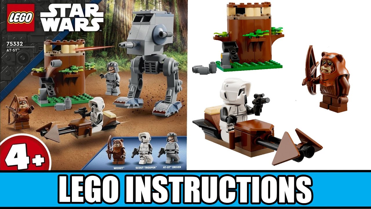 LEGO Instructions Star Wars 75332 ATST (Book 2) YouTube