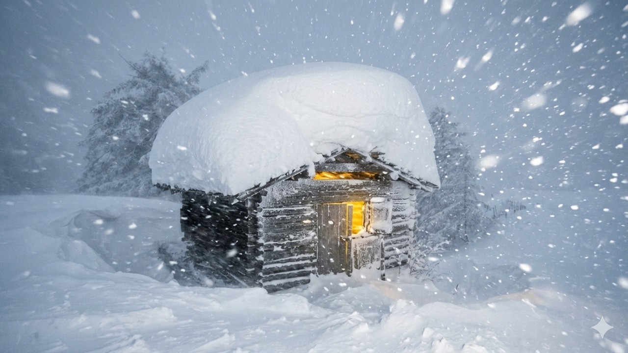 TRAPPED in -42°F BLIZZARD: WINTER CAMPING WINTER STORM hits HOT tent. FREEZING wind