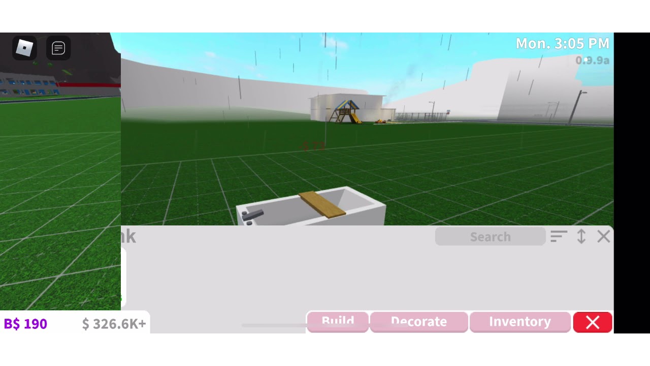 Bath hack! Bloxburg YouTube