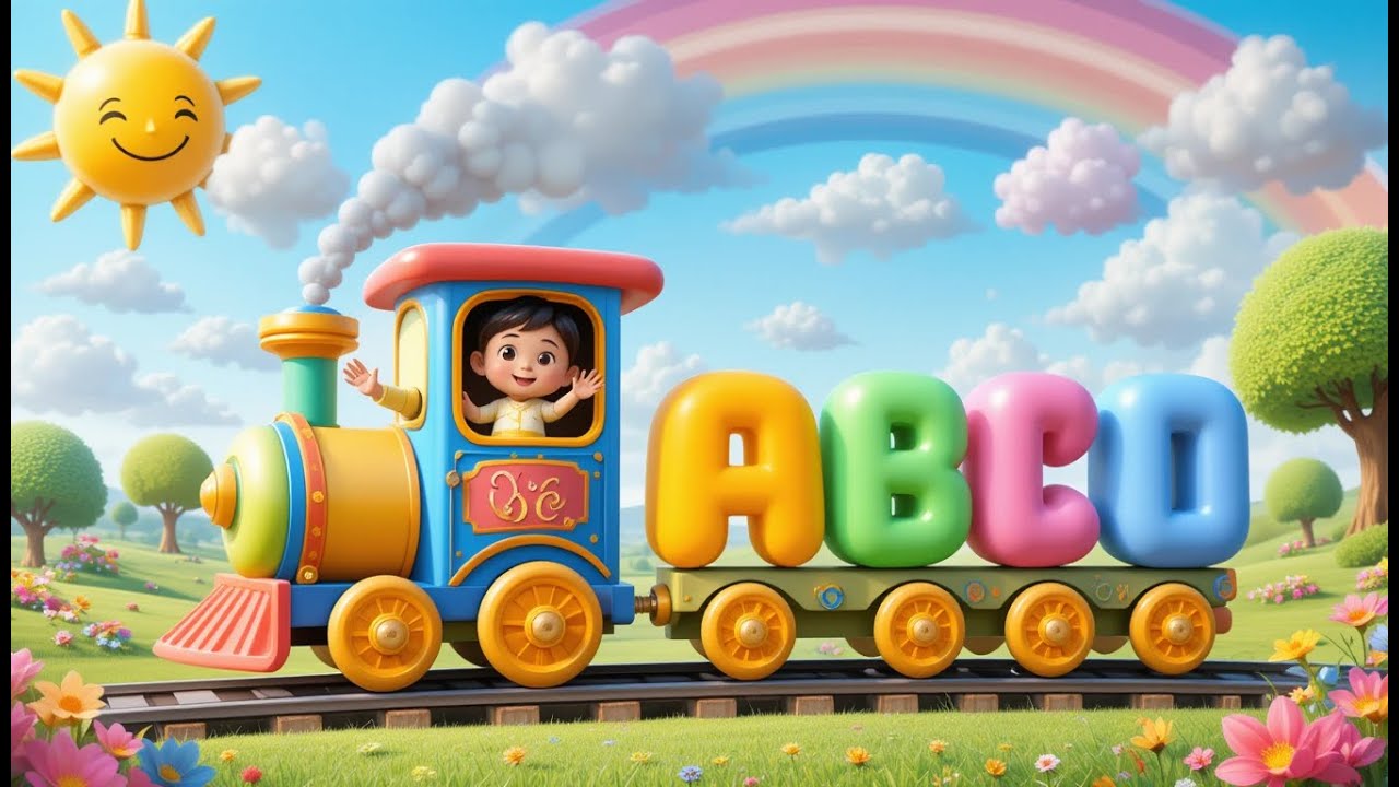 ABC Train with Animals Song | Baby Songs & Kids Songs | Nursery Rhymes ...