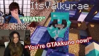 Sykkuno gets rejected by 39daph | sleepy & Timmy Town Square Trap | OTV Minecraft SMP screenshot 4