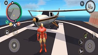 Iron Rope Hero Miami | Flying Private Aircraft Open world game - Android gameplay screenshot 3