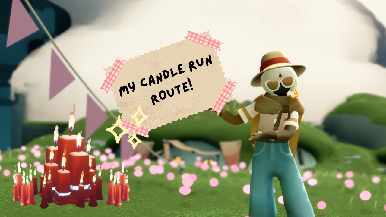 My Candle Run Route | Sky: Children of the Light  [1 HOUR and 14 MIN]