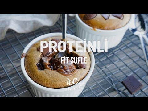 Proteinli Glutensiz Fit Sufle | 4 Malzemeli Sağlıklı Tatlı!