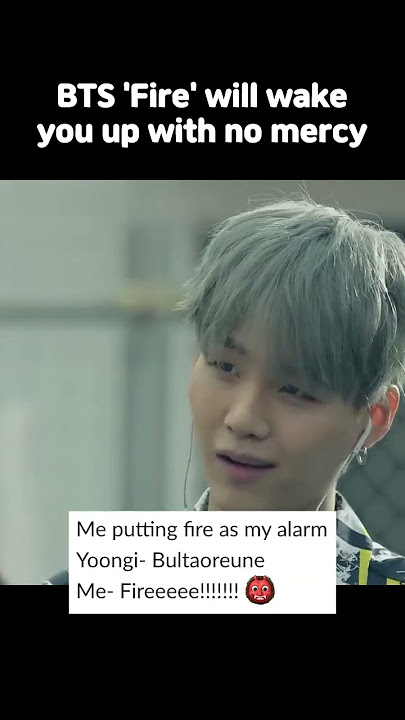 Create a ruthless alarm with BTS's Fire🔥💜 #alarmy