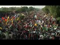 Thousands rally in Pakistan against Israel&#39;s bombing in Gaza