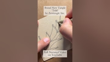 How to Draw Trikl | New Zentangle HQ Tangle