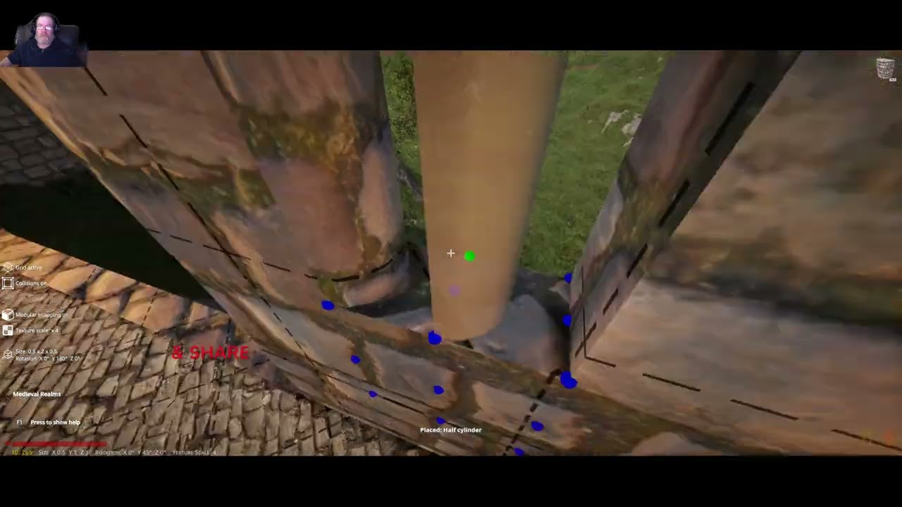 Rising World Unity p27 working on my castle