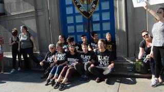 Shutdown at NYPD 1st Precinct Video 2 #FreedomNow