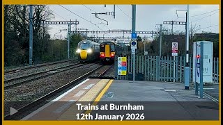Trains At Burnham Gwr And Elizabeth Line On The Gwml 4K Part 2