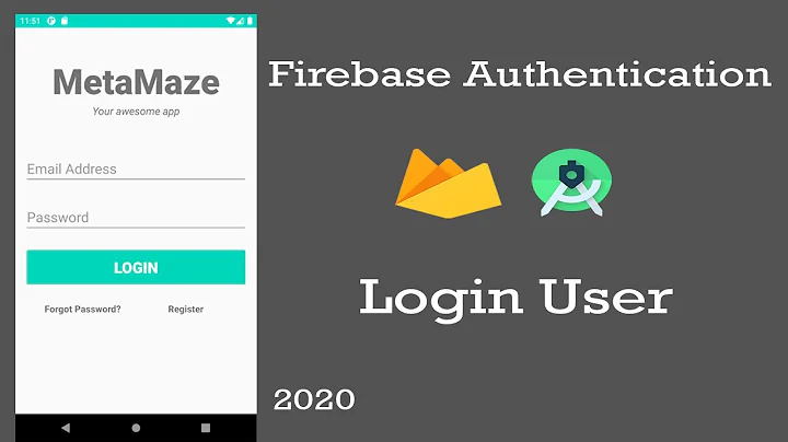 #2 Login and Registration Android App Tutorial Using Firebase Authentication - Login User