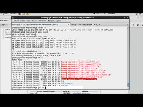Curso Hadoop- Cap15 Comprobar que Hadoop Funciona