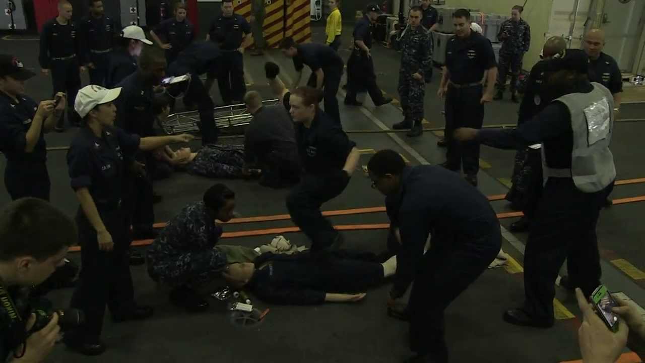 Damage Control (DC) Olympics Aboard USS Theodore Roosvelt (CVN 71)