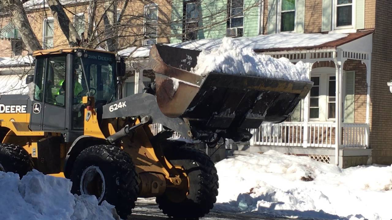 Snow removal 5 Allentown, PA winter 2016 YouTube