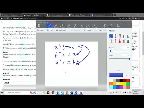 Codeforces Round #841 (Div. 2) Even Subarrays Problem C