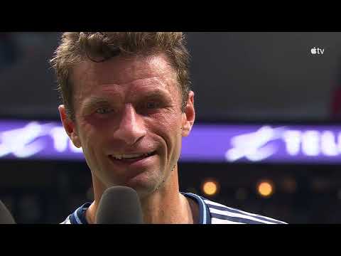 Thomas Müller Postgame Interview on Vancouver DEBUT