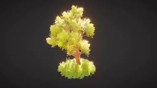 Procedural tree generation : 3D lsystem + raymarching