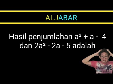🔴[ALJABAR]🔴Hasil penjumlahan a²