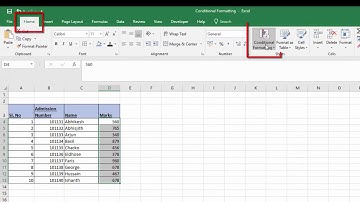 Conditional Formatting   Highlight Cell Rules  Greater Than