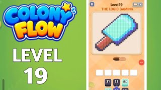Colony Flow Level 19 Walkthrough Solution 