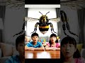 Giant Bee Came Out of the Mystery Box 😱 #magiccube #transformation