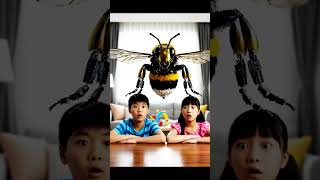 Giant Bee Came Out of the Mystery Box 😱 #magiccube #transformation