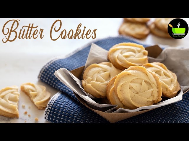 Butter Cookies Recipe| How To Make Butter Cookies| Butter Cookies| Homemade Cookies | Butter Biscuit | She Cooks