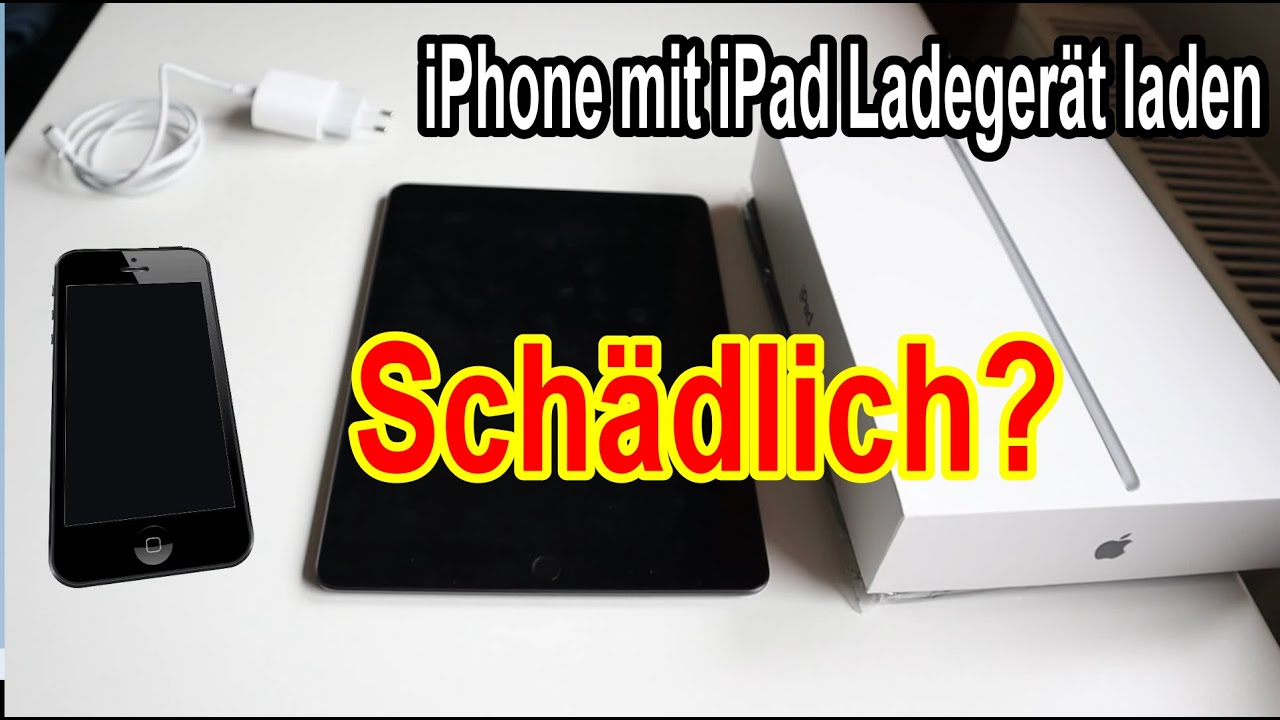 Iphone Mit Ipad Ladegerät Laden Schädlich iPhone mit iPad Ladegerät laden - Ist das schädlich? - YouTube