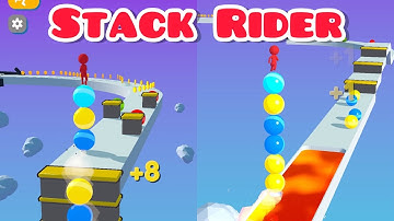 ✅Stack Rider. All Levels TOP Gameplay iOS Android Mobile Games Walkthrough New Update Max Level