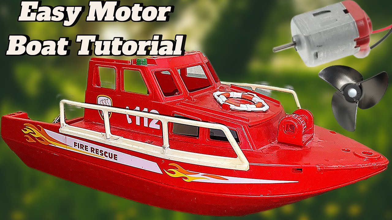 Mini Engineering Boat Projects Mini Motor Boat Making Idea Science Project - YouTube