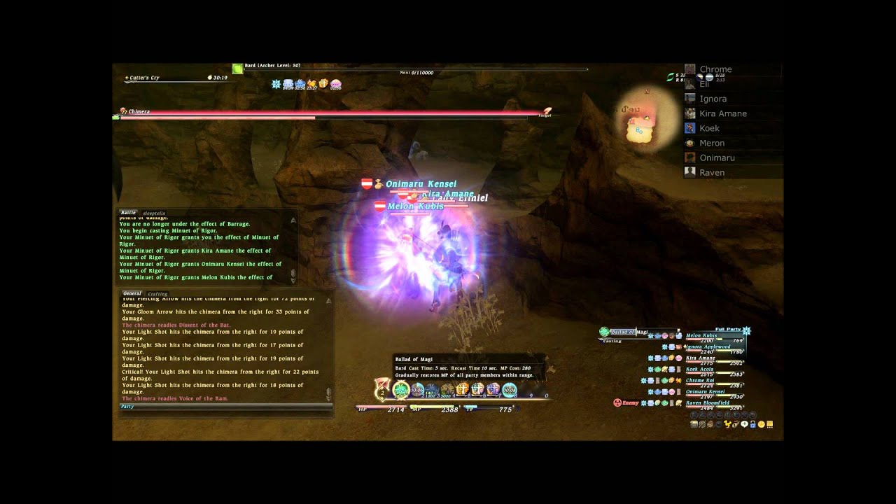 Da Ra Su Cutter's Cry(Chimera) Besaid Server First YouTube