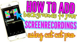 How to add backgrounds to your screen recordings!!Using CUTE CUT PRO 😍 screenshot 3