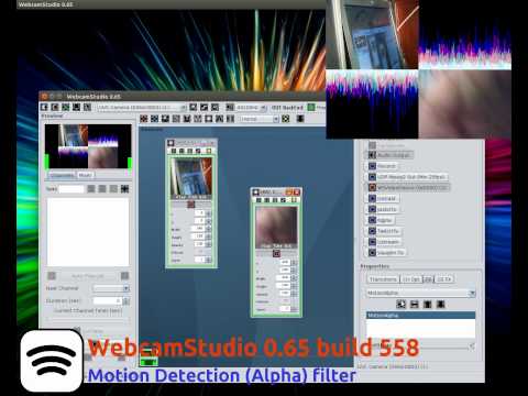 WebcamStudio 0.65 build 558 - Motion Detection (Alpha)