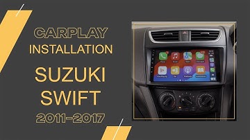 Suzuki Swift 2011-2017 Android Auto | Apple Carplay ⭐ Gtzone Head Unit Installation 2 Mins Tutorial