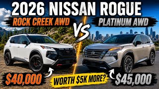 Nissan Rogue Rock Creek vs Platinum — Is the Platinum Worth $5,000 More?!