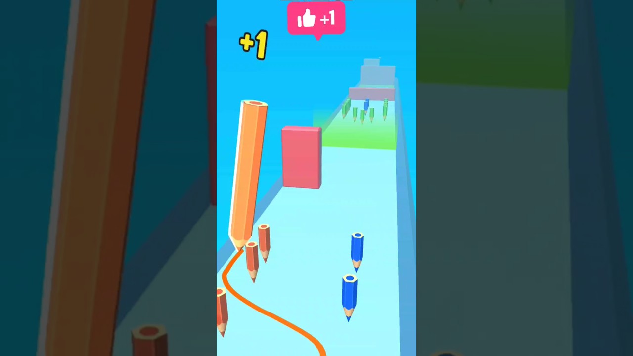 color pencil run gameplay|color pencil run android 