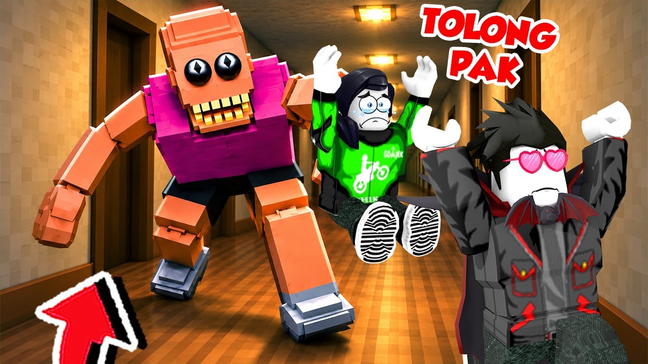 DIA HAMPIR MAKAN KITA DI ROBLOX!!! He Ate Them
