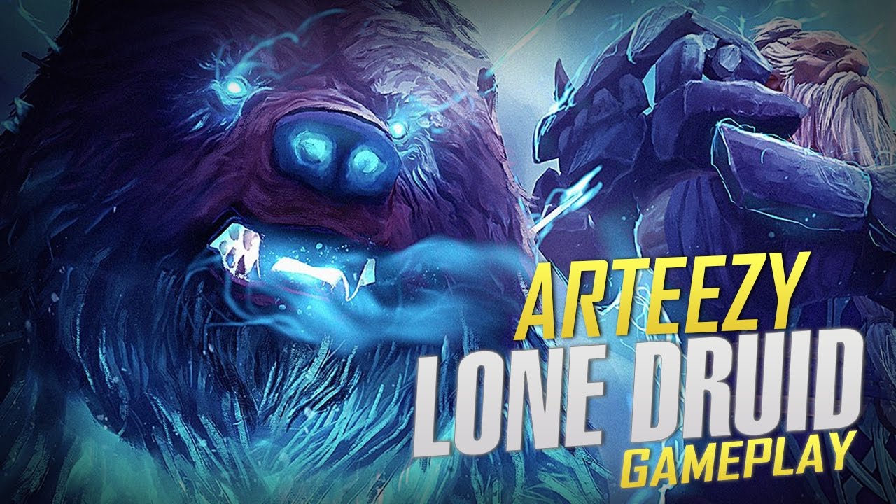 Arteezy playing Lone Druid (Gameplay)