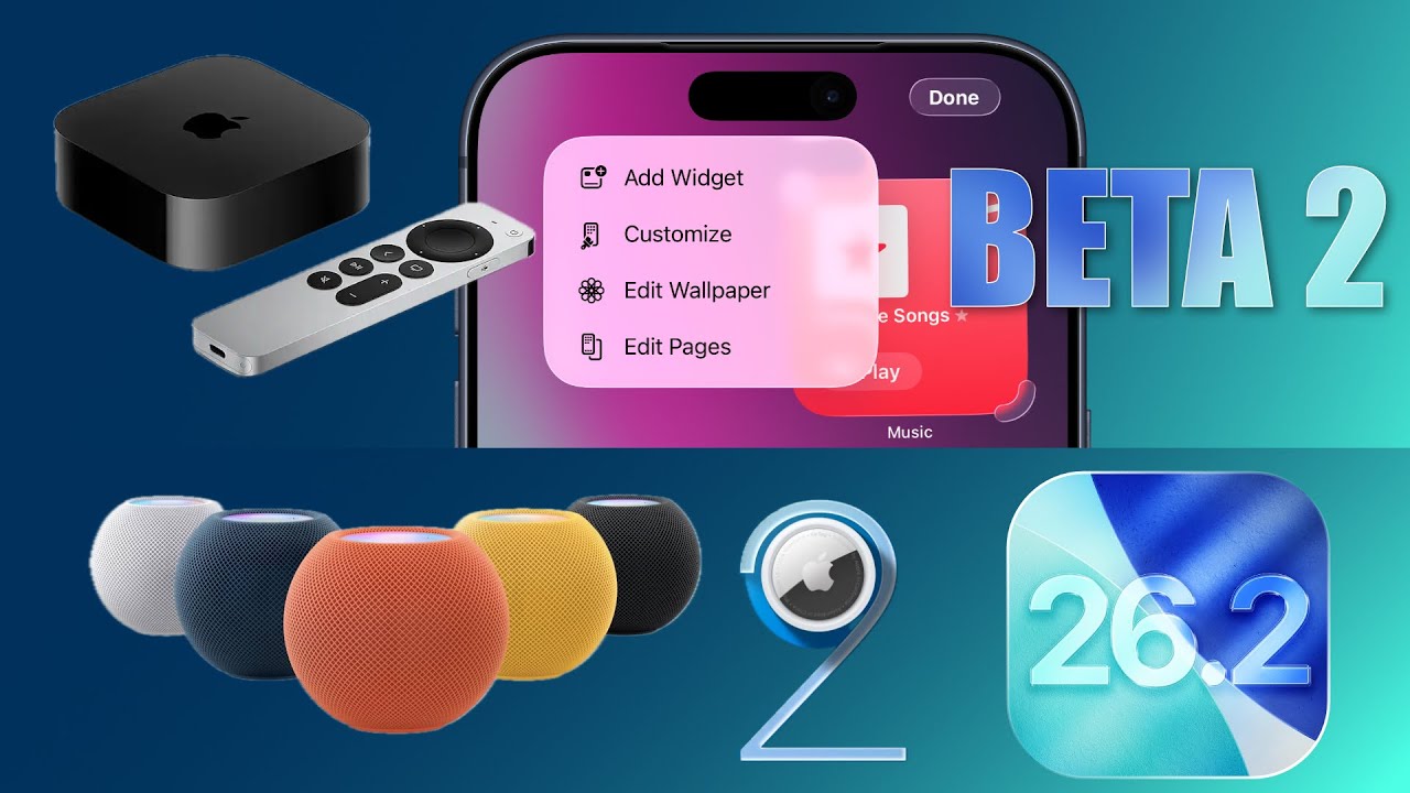 iOS 26.2 Beta 2 + Noticias Apple + Errores Corregidos - YouTube