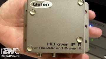 Integrate 2016: Gefen Demos the KVM and Video Over IP Products in a Classroom Application