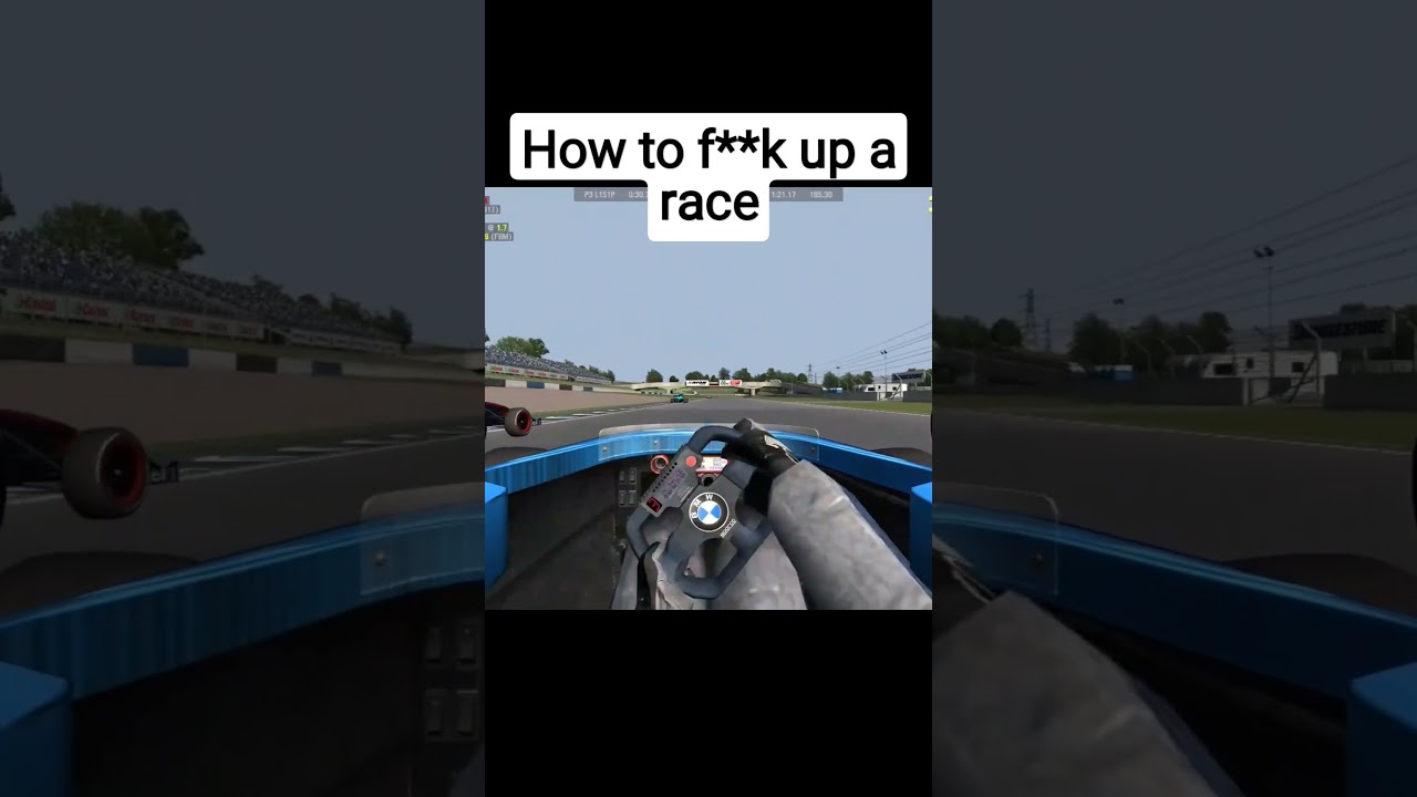 how to f**k up a race in Live For Speed