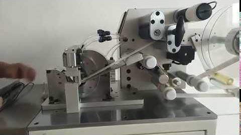 Auto cable wire wrap labeling machine