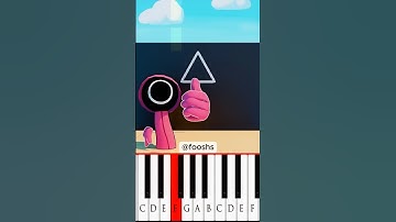 Incredibox Sprunki - Impossible Line Maze Squid Game @fooshs | Piano Tutorial