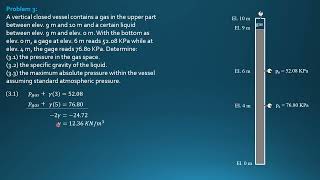 PRESSURE AT A POINT, Example 3