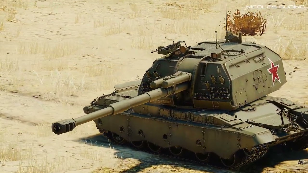 The 2S19 Msta-S Sniper Tank Machine 